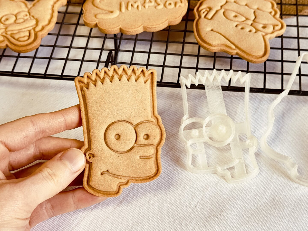 Emporte-pièces Les Simpsons – Homer, Bart, Lisa, Maggie, Krusty & Logo