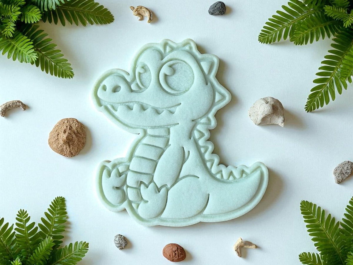 Emporte-pièce crocodile biscuit pour anniversaire à thème ou goûter