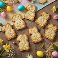 Emporte-pièce lapin avec fleur