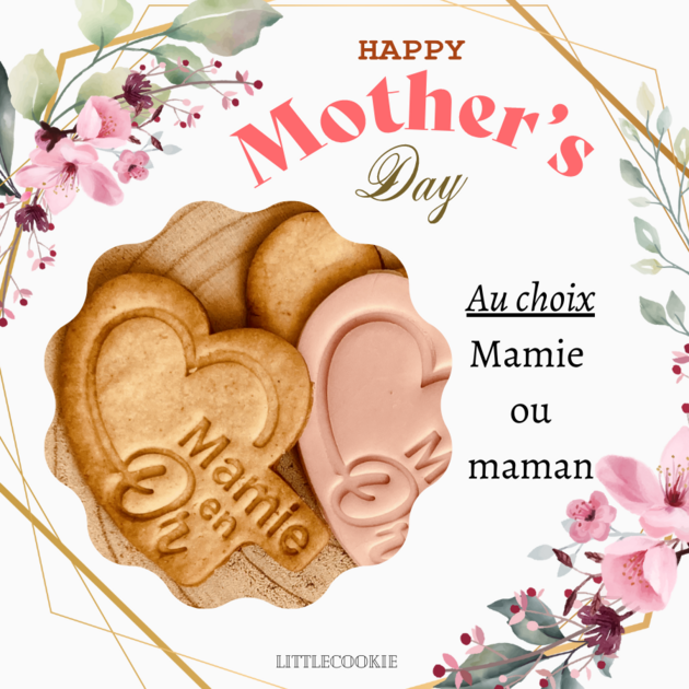 Emporte-pièces fête des mères cadeau maman