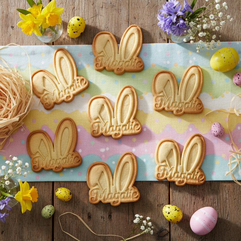 Emporte-pièce de Pâques oreilles de lapin personnalisées