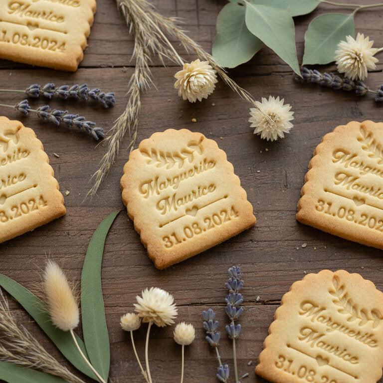 Emporte-pièce Mariage personnalisé cadeaux invités biscuits personnalisés