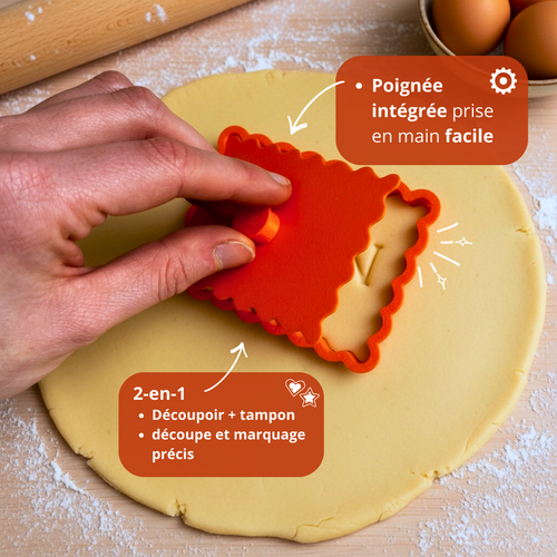 Emporte-pièce Annonce Grossesse Mini nous – Biscuit Petit Beurre Personnalisé