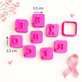 Emporte-pièces « Octobre Rose » – Scrabble gourmand