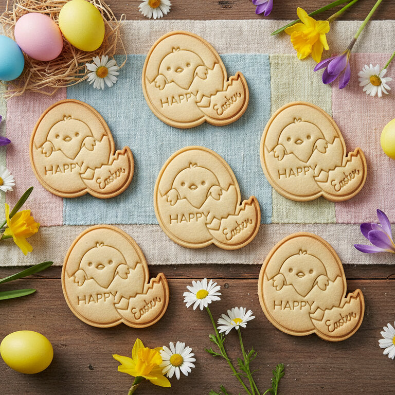 Emporte-pièce de pâques "happy easter" gâteau de pâques