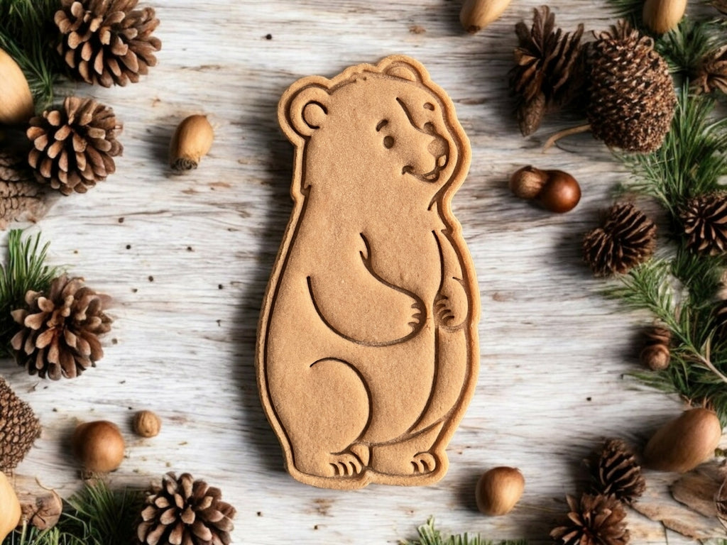 Emporte-pièce ours anniversaire thème de la forêt