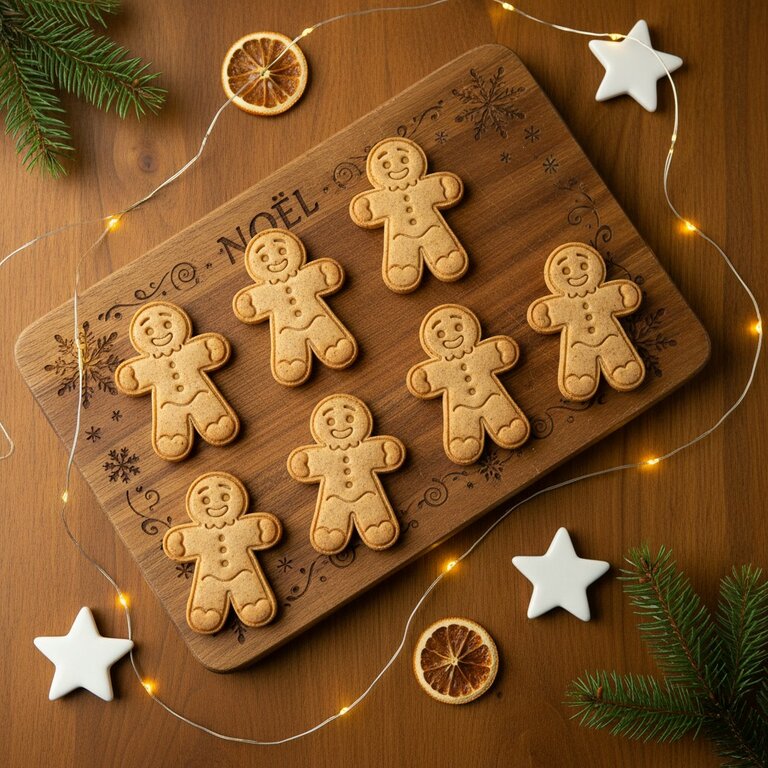 Emporte-pièce Bonhomme pain d'épices pour biscuits de noêl fait maison