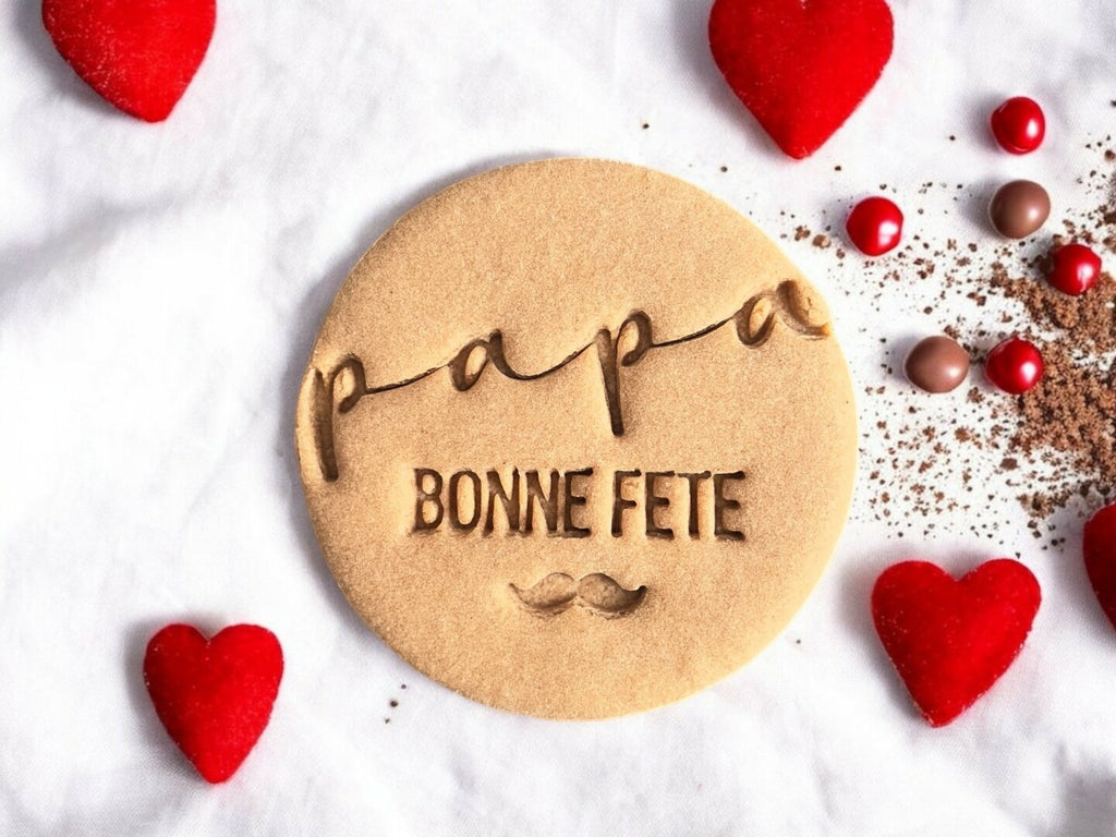 Emporte-pièce Fête des Pères Bonne Fête Papa – Idée Cadeau Biscuits Maison