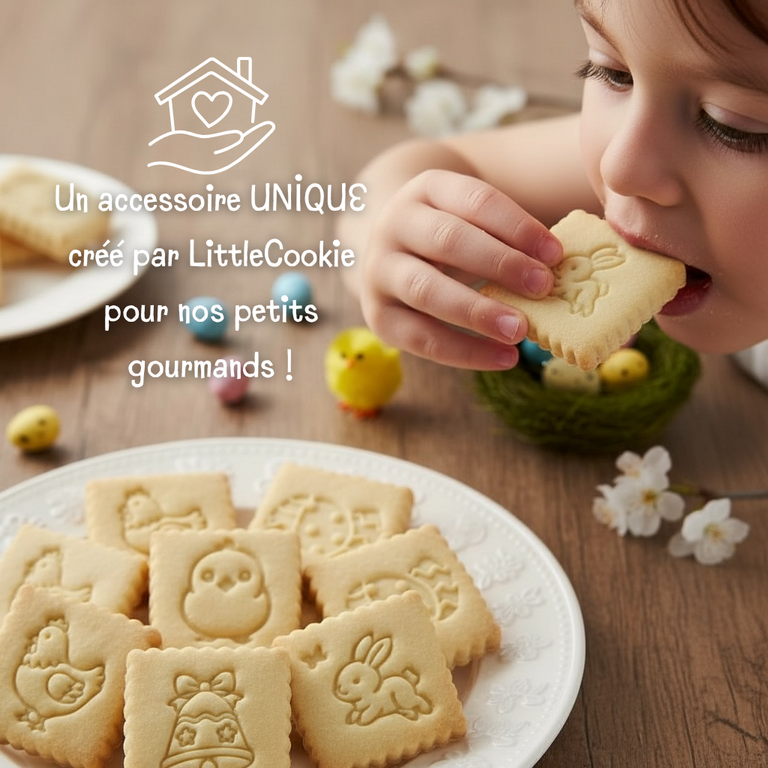 Emporte-pièce cube de Pâques – 6 motifs adorables pour biscuits festifs