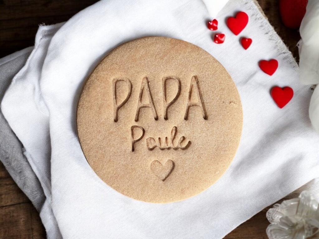 Emporte-pièce Papa Poule – Biscuits Maison Fête des Pères Original