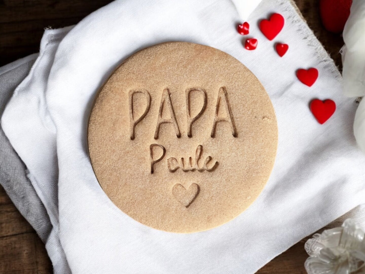 Emporte-pièce Papa Poule – Biscuits Maison Fête des Pères Original