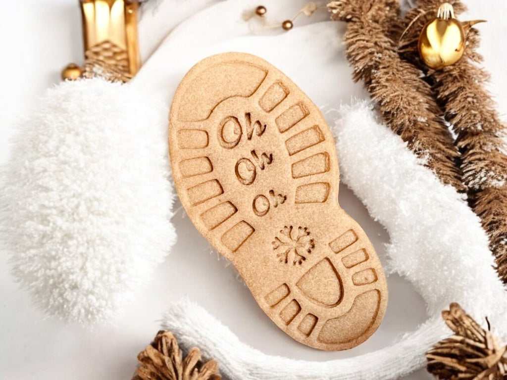 Emporte-pièce empreinte de botte du père noël