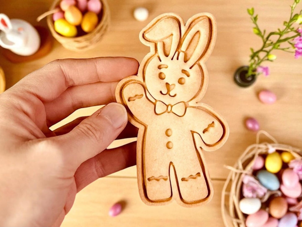 Emporte-pièce bonhomme pain d'épices version lapin de pâques