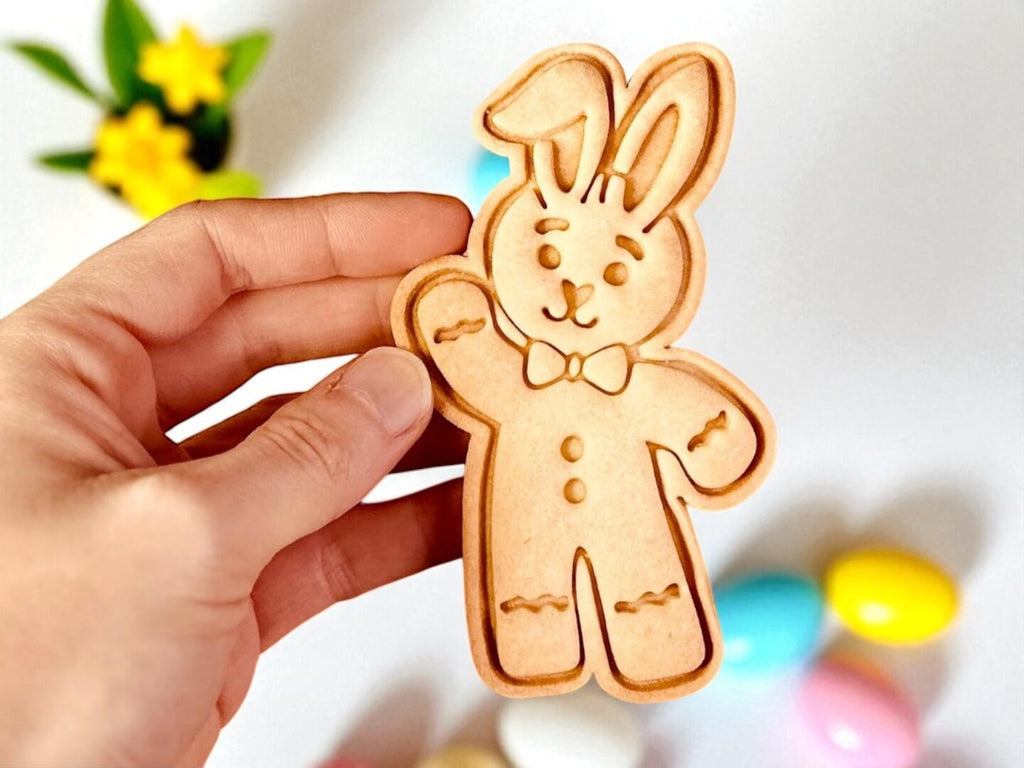 Emporte-pièce bonhomme pain d'épices version lapin de pâques