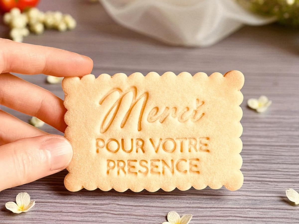 Emporte-pièce Merci POUR VOTRE PRESENCE
