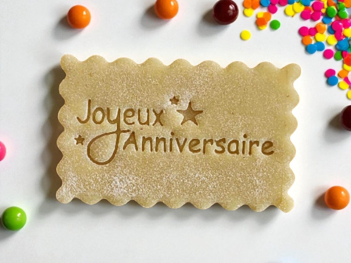 Emporte-pièce JOyeux annoversaire anniversaire