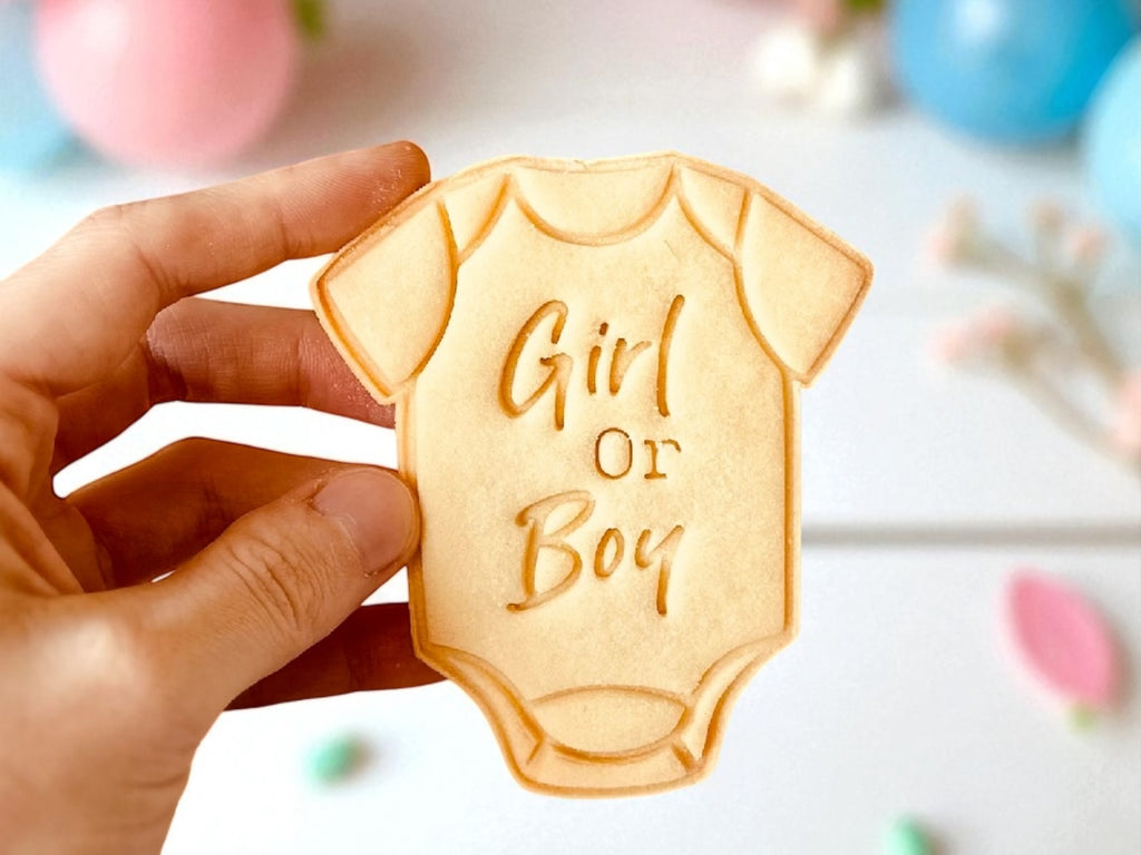 Emporte-pièce Body girl or boy  Gender Reveal