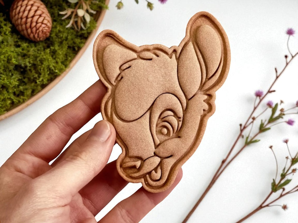 Emporte-pièces Panpan et Bambi goûter enfants anniversaire
