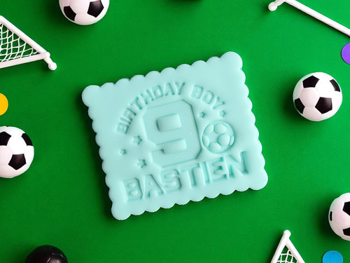 Emporte-pièce anniversaire Personnalisé Biscuit Anniversaire football