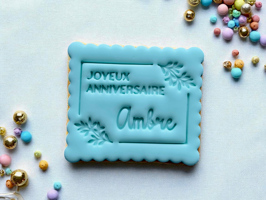 Emporte-pièce anniversaire Personnalisé Biscuit Anniversaire