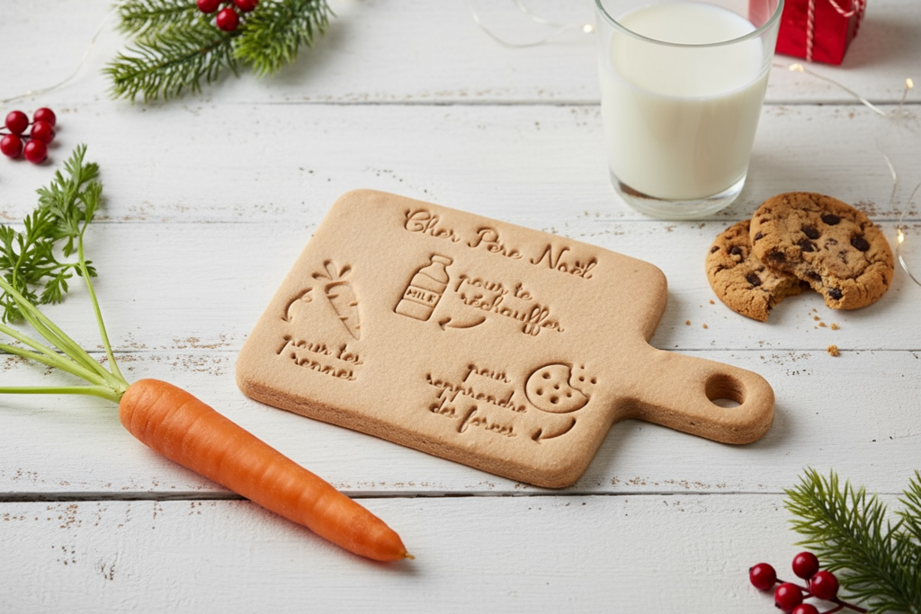 Emporte-pièce de Noël – Planche à découper du Père Noël
