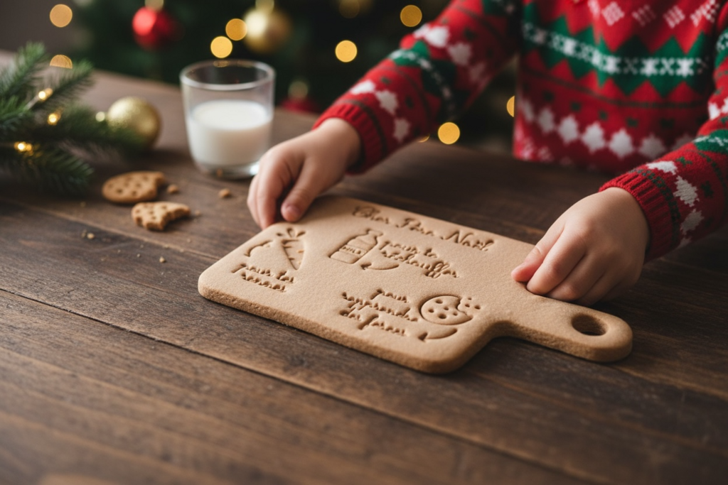Emporte-pièce de Noël – Planche à découper du Père Noël