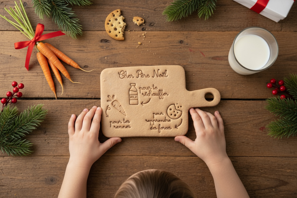 Emporte-pièce de Noël – Planche à découper du Père Noël