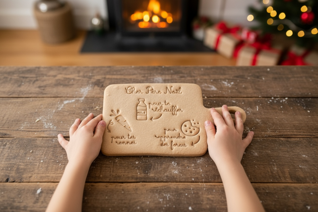 Emporte-pièce de Noël – Planche à découper du Père Noël
