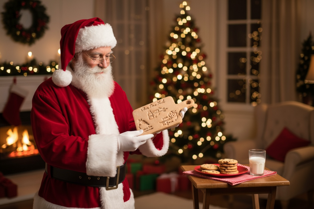 Emporte-pièce de Noël – Planche à découper du Père Noël