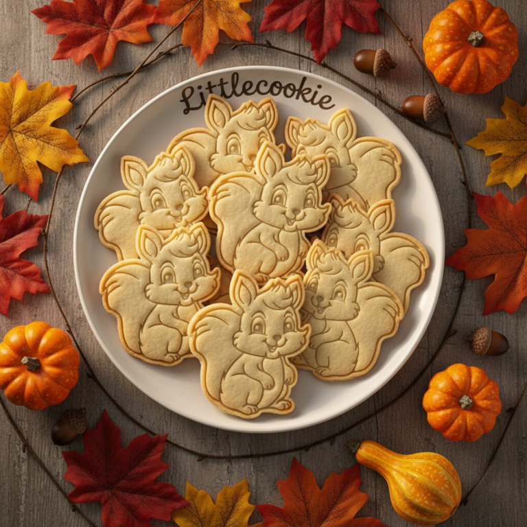 Emporte-pièce Écureuil – Biscuit mignon et automnal 13miettes