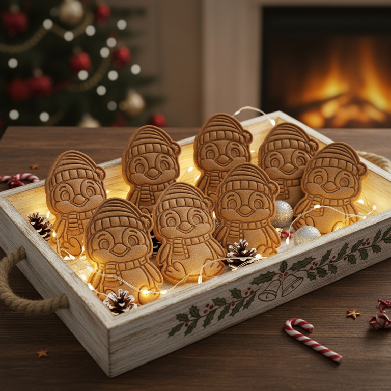 Emporte-pièce Pingouin mignon – pour biscuits d’hiver adorables