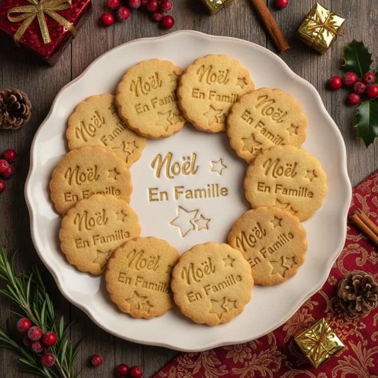 Emporte-pièce Noël en Famille – Créez des biscuits festifs et chaleureux