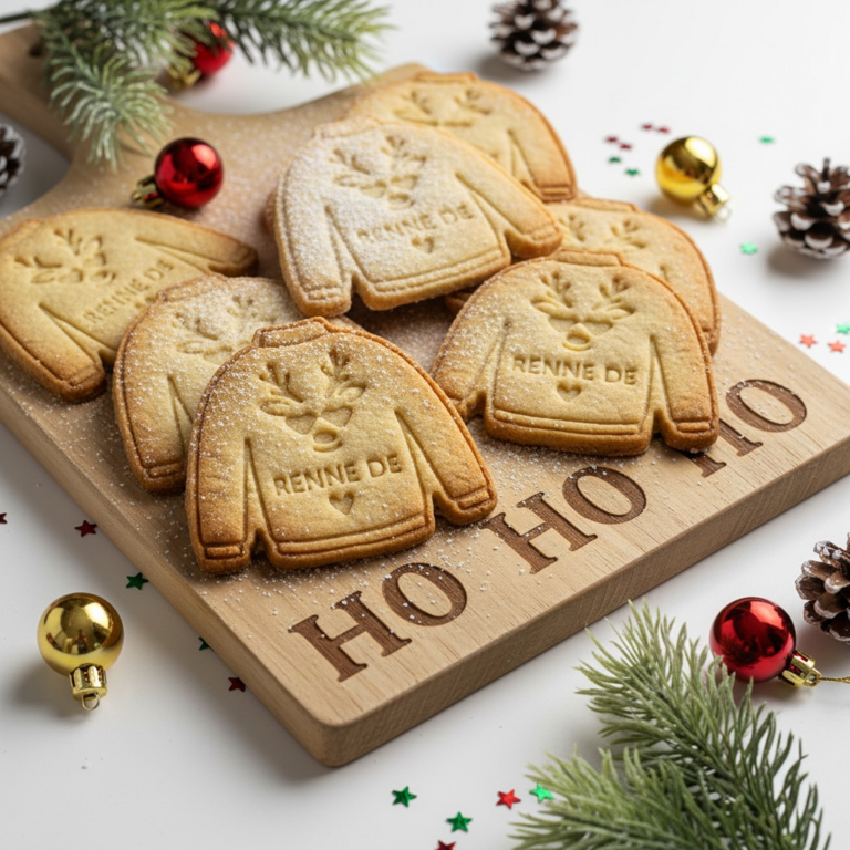Emporte-pièce Pull de Noël Gourmand – Créations festives et sucrées