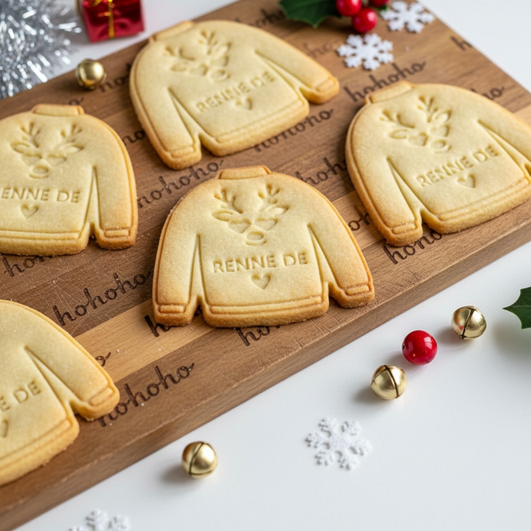 Emporte-pièce Pull de Noël Gourmand – Créations festives et sucrées