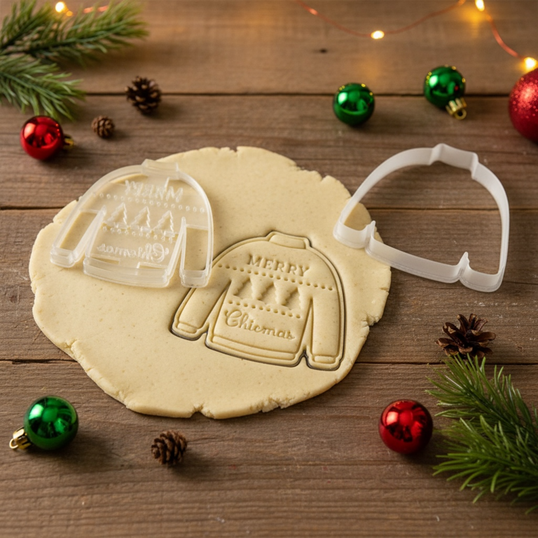 Emporte-pièce Pull de Noël Gourmand – Créations festives et sucrées