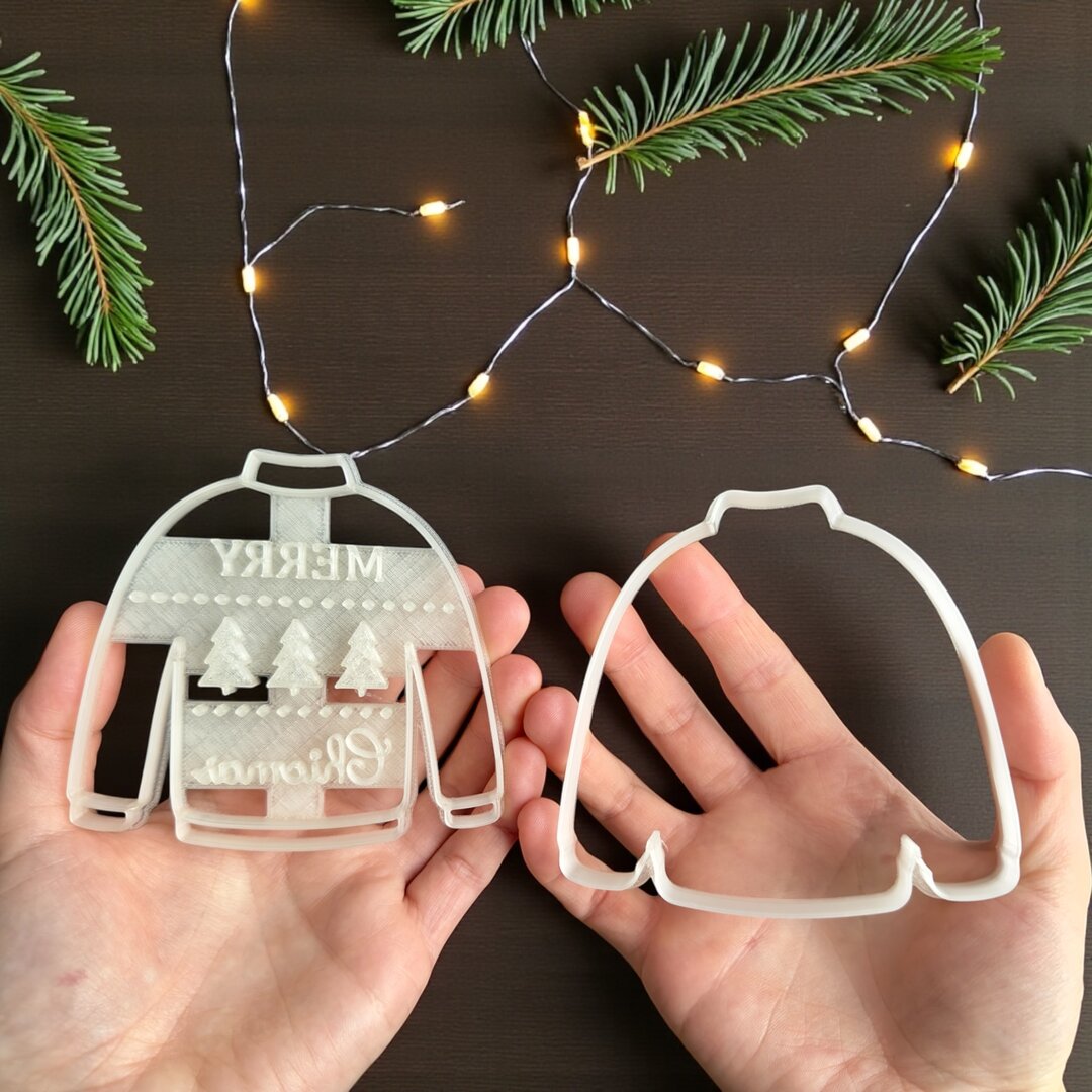 Emporte-pièce Pull de Noël Gourmand – Créations festives et sucrées