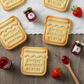 Emporte-pièce personnalisé baptême – Pot de confiture – CADEAUX invités