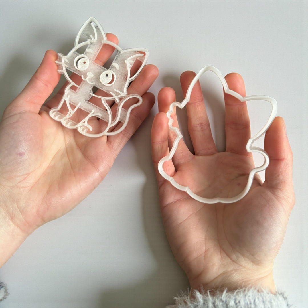 Emporte-pièce Chat pour Biscuits – Moule Pâtisserie en Forme de Chat – DIY Cuisine Créative
