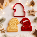 Emporte-pièce de noël personnalisé Pingouin avec prénom