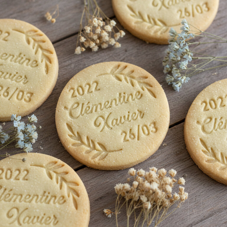 Emporte-Pièce mariage personnalisé cadeaux invités biscuits personnalisés