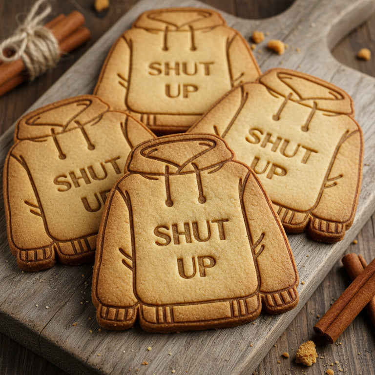 Emporte-pièce Sweat à message drôle – Pour biscuits et décorations originales