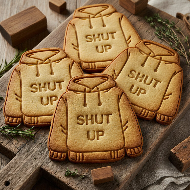 Emporte-pièce Sweat à message drôle – Pour biscuits et décorations originales