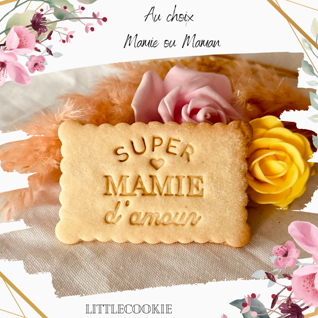 Emporte-pièce fête des grand-mères super mamie ou maman d'amour